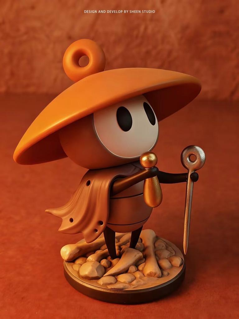 Hollow Knight Sherma Pvc Desktop Figure With Anime Character Design For Collectors