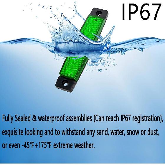 10X Led Rock Lights, Strip Light, Wheel Well Light, Waterproof Exterior Interior Light, Led Underglow Kit For Golf Cart, Jeep Wrangler, RZR, Offroad,