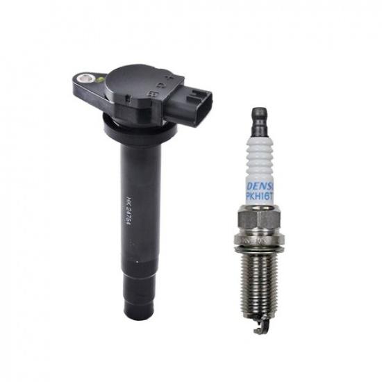 Set of 1  Platinum TT Spark Plug + 1  Ignition Coil For Nissan Sentra