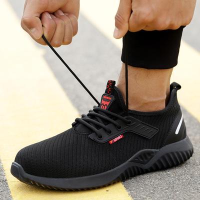 Arbeitsschuhe Herren und Damen Sommer Stahl Baotou Anti-Smashing und pannensichere Sicherheitsschuhe Schutzschuhe