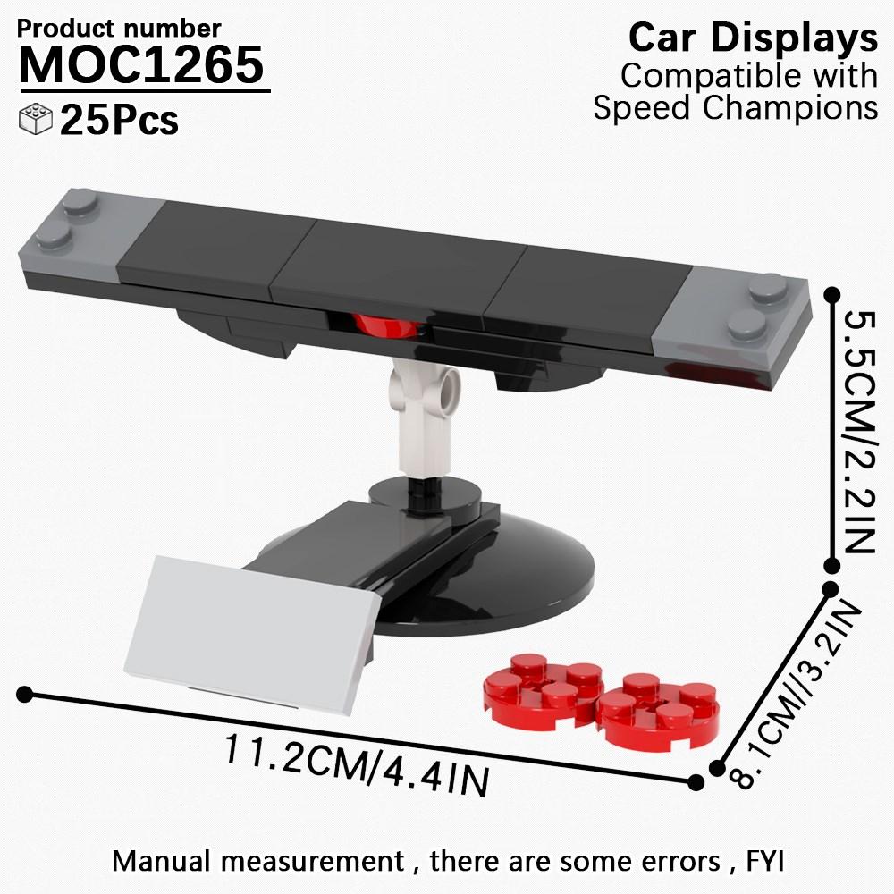 MOC Stand Movie Anime Military Action Figure Display Stands Box Blocks Compatible 75257 05007 75105 High-Speed Championed Block Bricks Toys Playsets