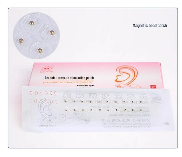 Global Brand Magnetic Ear Acupoint Stimulation Patch with Gold & Silver Beads