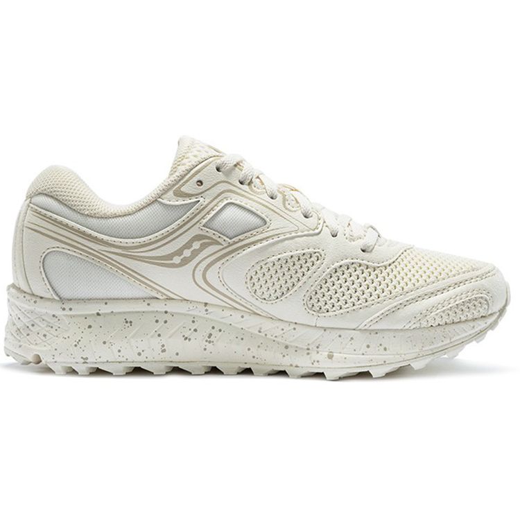 Saucony Cohesion 12 Comfortable Versatile Mesh Slip-Resistant Shock-Absorbing Durable Low-Top Casual Running Shoes Women sneaker Khaki S10475-50
