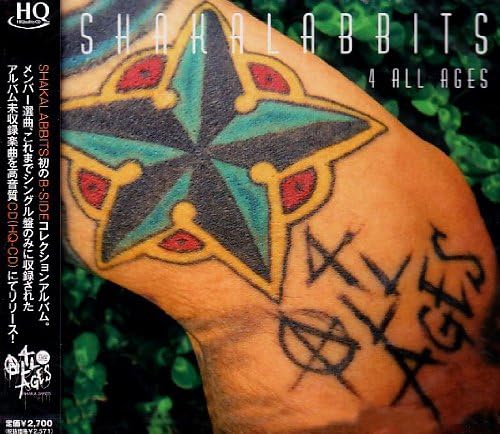 

CD SHAKALABBITS - 4 ALL AGES Japan ObiJapanese Pop/Rock Used