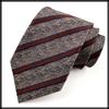 [White Fang] Business Tie, Striped, Suit Accessory, Formal, Office, Men's NC109 (Blue)