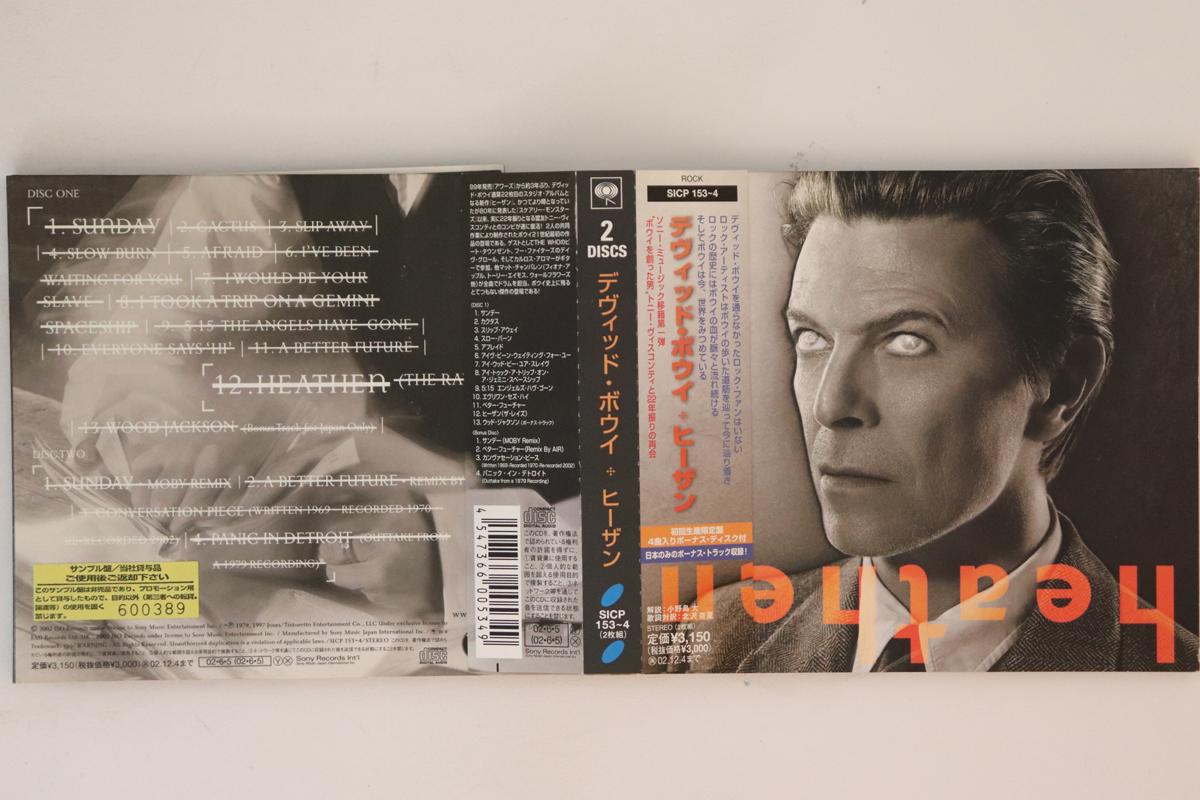 

CD DAVID BOWIE - Heathen SICP1534PROMO SONY 2002 Japan Obi Rock Used