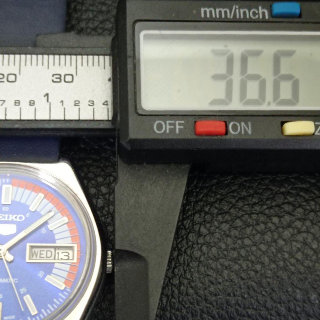 Seiko 5 AUTOMATIC 6319A JAPAN MENS VINTAGE BLUE COLOR DIAL WATCH A701914-5 R207-a701914