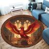 Magic Elf Round Area Rug,Carpet Rug for Living Room Bedroom Sofa Playroom Decor,Non-slip Floor Mat