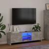 Vidaxl Szafka Pod Tv, Z Oświetleniem Led, Szara, 120 X 30 X 35,5 Cm