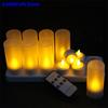 12PCS Rechargeable LED Candle with Remote Control Flameless Tealight Xmas Valentine Wedding Church Home Table Decoration