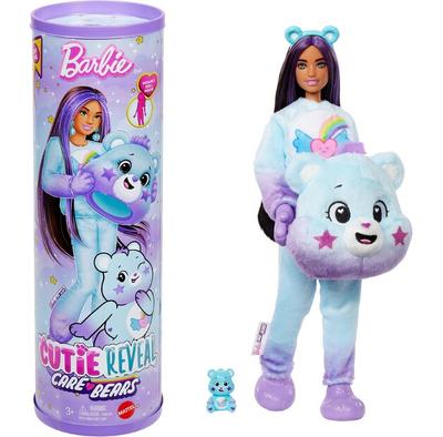 Barbie Cutie Reveal Puppe Puppe und Zubehör Care Bears Serie 2 im Bärenkostüm Schöner Schlaf