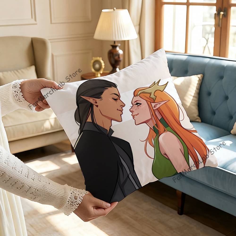 

Cartoon LLegend VVox MachinaS Printed Pillow Cover Cushion Case Simple Sofa Pillow Case No Pillow Core 30x30cm
