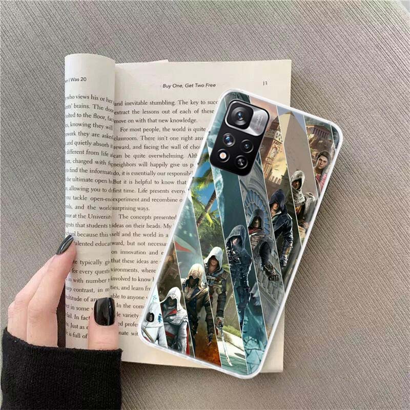 A-Assassins Game Creed Phone Case For Xiaomi Redmi Note 11 12 14 13 Pro Plus 5G 14S 4G 12S 10 10S 11T Pro 11S 11E Coque Fundas T