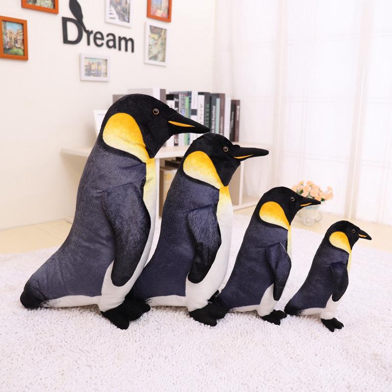 Emperor Penguin Plush Toy Doll Little Penguin Ragdoll Throw Pillow Aquarium Doll Children's Day Gift for Girls
