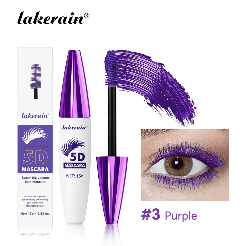 

Тушь для ресниц 5D Volume Lash Mascara, водостойкая и стойкая, естественная, утолщающая, не склеивающая и не закручивающая ресницы, быстросохнущая
