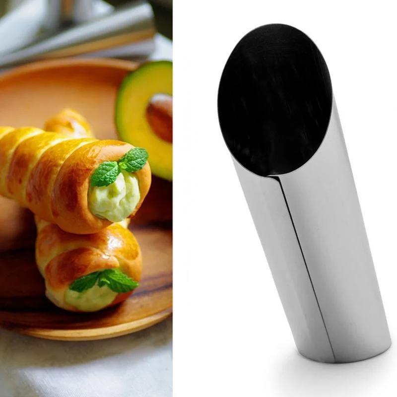Cake Horn Mold Stainless Steel Cannoli Tubes Shells Cream Horn Mould Pastry Baking Mold Suitable Home Kitchen Bread Baking Tool