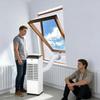 Long Lasting Use Portable Air Conditioner Silver Finished Polyester Window Seal  Cooling Season
