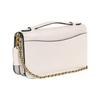 New COACH Bea Cross Grain Leather Shoulder Bag, Crossbody Bag, Handbag Small Women's White CC501-B4HA