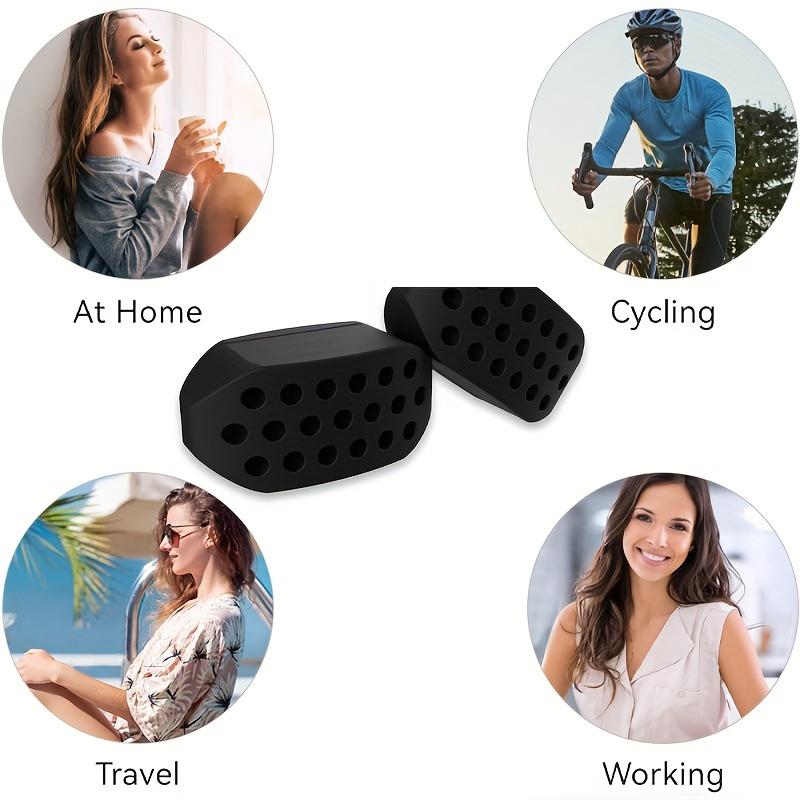 2pcs Jawline Exerciser, Silicone Jawline Exerciser For Men & Women, Jawline Trainer, Powerful Jawline Sculptor For Beginners