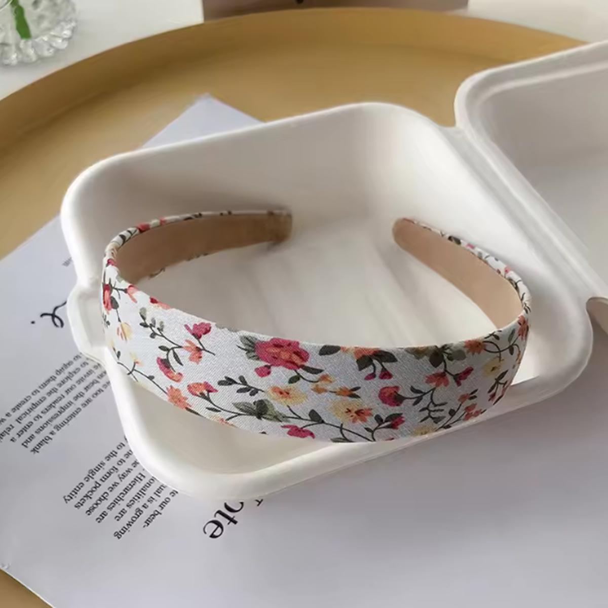 

Fashionable Women s Headband with Floral Print, Simple Headband for Girls, Printed Headband, Women s Hair Accessory, Suitable for Daily Versatile Use