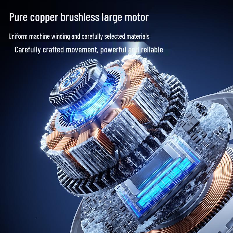 High-Power Brushless Electric Wrench: Lithium Battery, High Torque, Household Pistol Screwdriver, Nail Gun