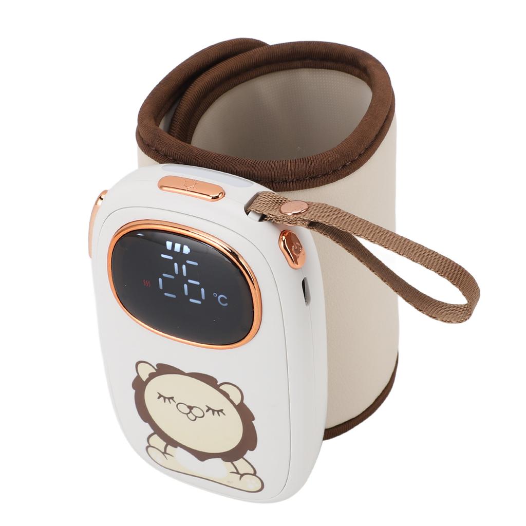 Baby Bottle Warmer Constant Temperature Portable Milk Bottle Heating Sleeve for Travel USB Charging