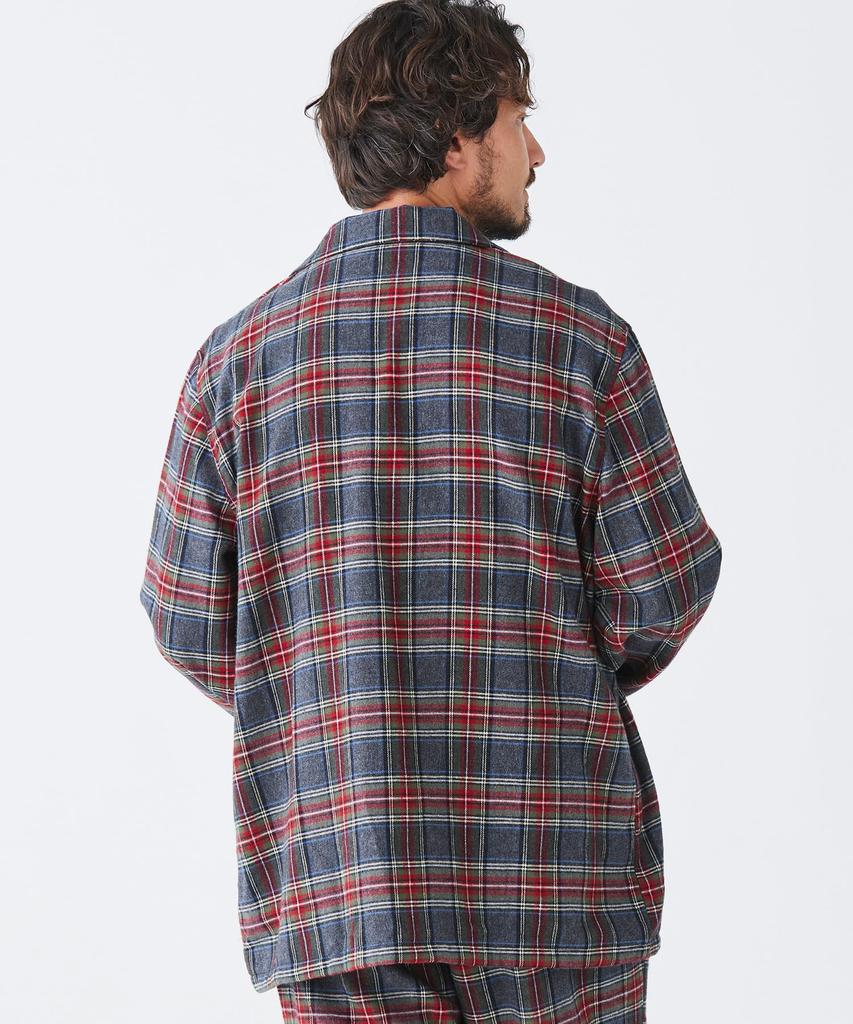 LL Bean Rob Roy Tartan Scotch Plaid Flannel US Size 1000047381 Men's Pajamas, Fit, Regular, Small, Red,