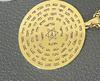 Hebrew Engraved 72 Letter Name of God Stainless Steel Pendant Necklace