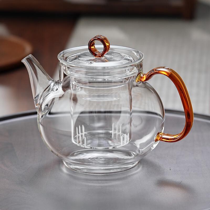 Quandu Thickened Heat-Resistant Glass Teapot with Filter