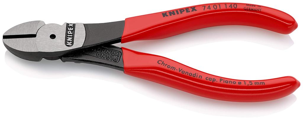 KNIPEX Diagonal Cutting Pliers Hard 7401-140 Heavy-Duty (for Wire) (SB)