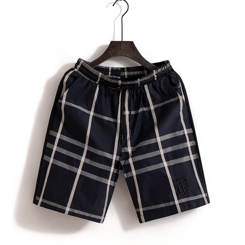 

Плюс размер S-6XL повседневные шорты мужские летние шорты с эластичной резинкой на талии 4XL(80kg-88kg) чёрный