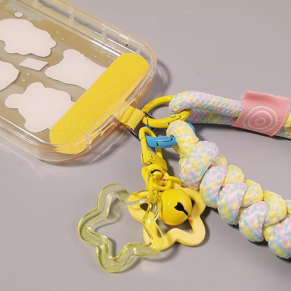 Anti Lost Woven Phone Strap Star Keychain Mobile Phone Charm Mobile Phone Lanyard  Lanyard Patch