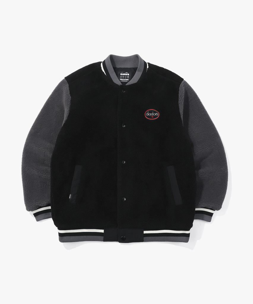 Diadora Athletica Fleece Jacket Black