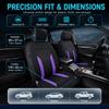 Universal Fit Car Seat Cover Set Gray Mesh 1/2 Seats Cover New Universal Car Seat Covers  Sedans