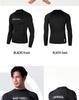 Men's Quick-Dry Long Sleeve Wetsuit for Surfing, Snorkeling, and Water Sports - Sun Protection & Jellyfish Defense.