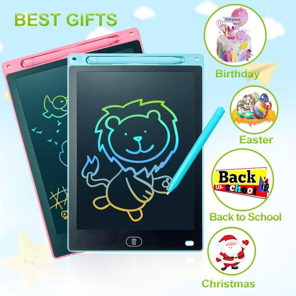 with Pen LCD Writing Tablet Color Screen Writing Board Portable Graffiti Sketchpad  for Kids