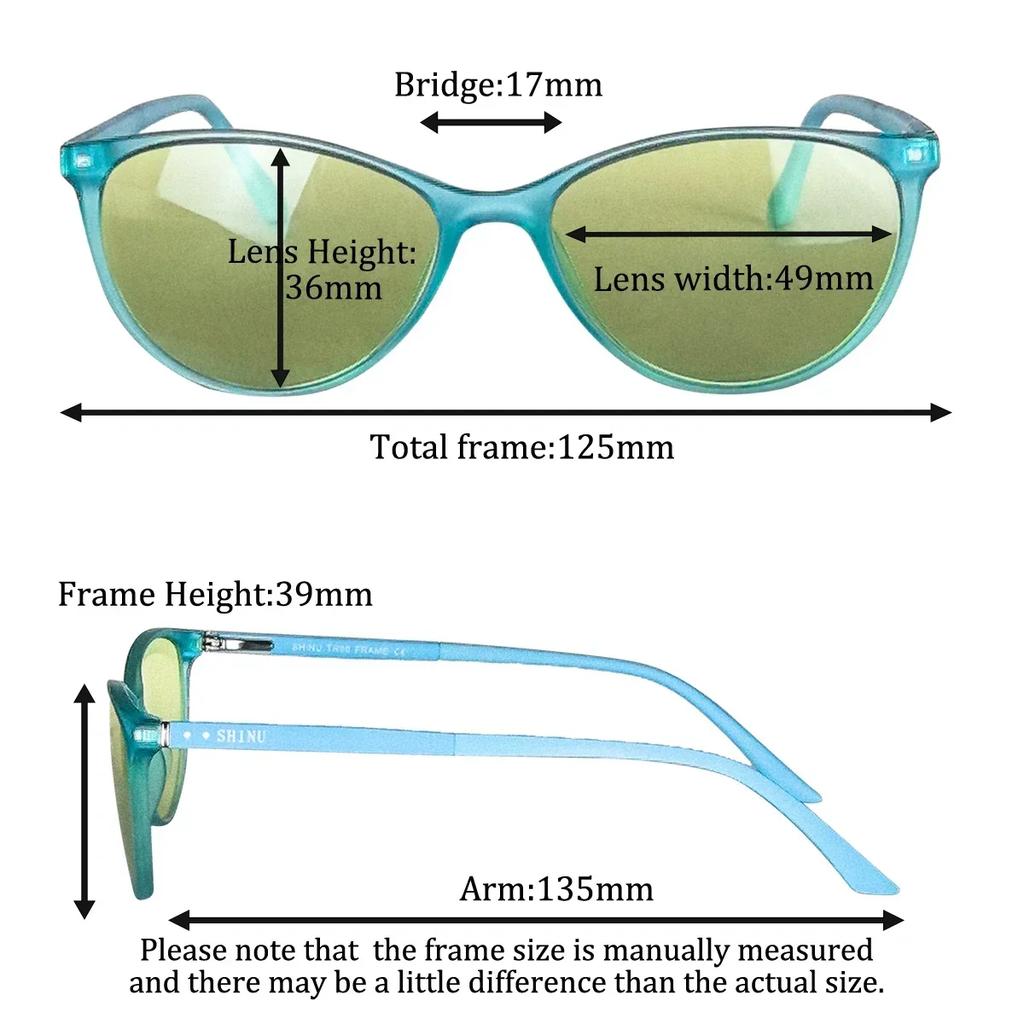 SHINU Smart Eyeglasses Intelligent Glasses Man Blocking Harmful Blue Light Latest Technique Presbyopic Reading Glasses Men