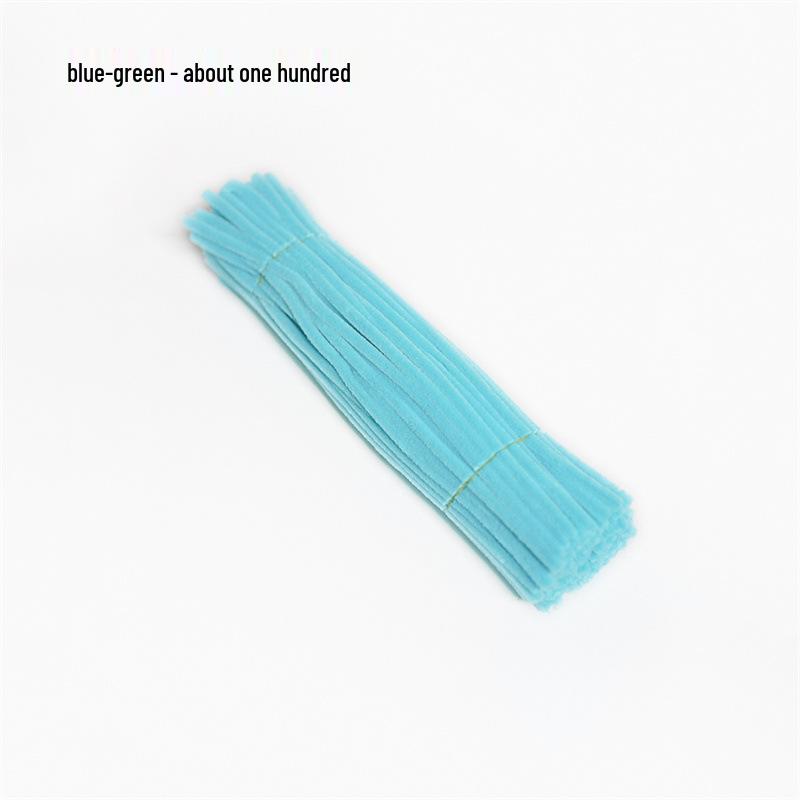 Dense Chenille Stems: Plush DIY Craft Strips for Children's Educational and Creative Handmade Projects