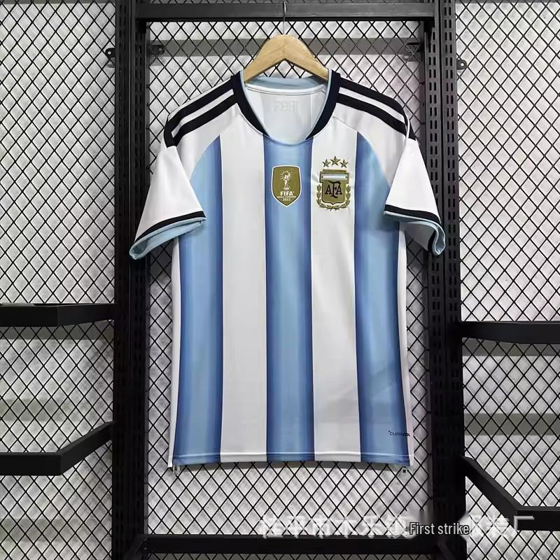 Argentina National Team 2627 World Cup Jersey - Official Style Short Sleeve Fan Version