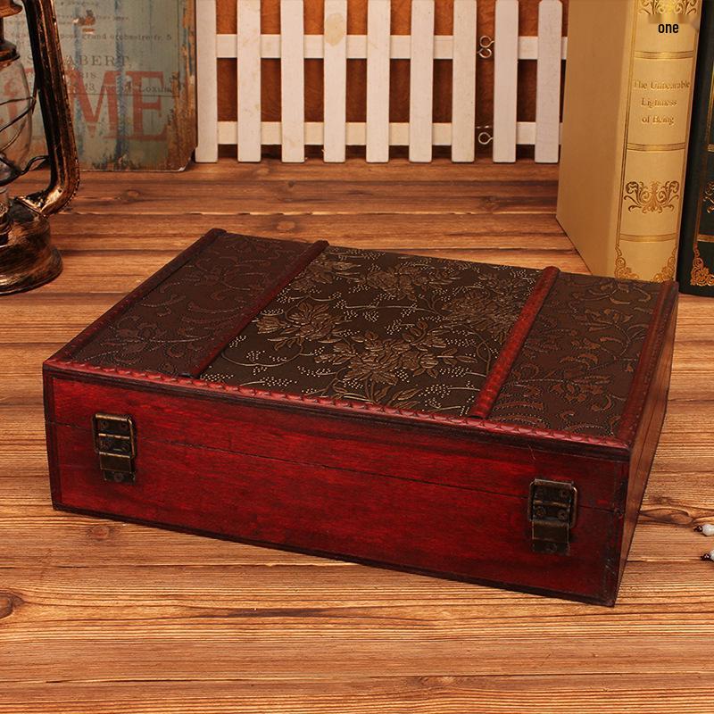 Creative Wooden Desktop Organizer: Space-Saving Chinese Zhua Zhou Storage Box for Books
