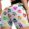 Seksowne damskie obcisłe krótkie spodnie Spodnie do jogi Wzór Nadruk Damskie szorty Modne Casualowe Ubrania Wygodne spodnie rowerowe