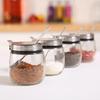 Glass Seasoning Jar Set with Spoon