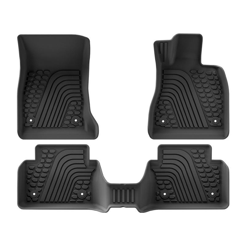 BMW 5 Series 520i/i5 Floor & Trunk Mats (2023-2025), TPE Material.