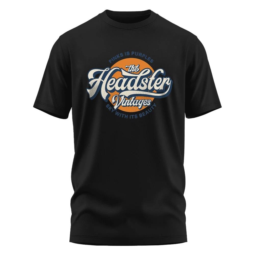 2024 New T-Shirt Old Shcool Vintage Printed Tees Men Clothes Fashion  T-Shirts Streetwear 100% Cotton Loose Tops Breathable Tee