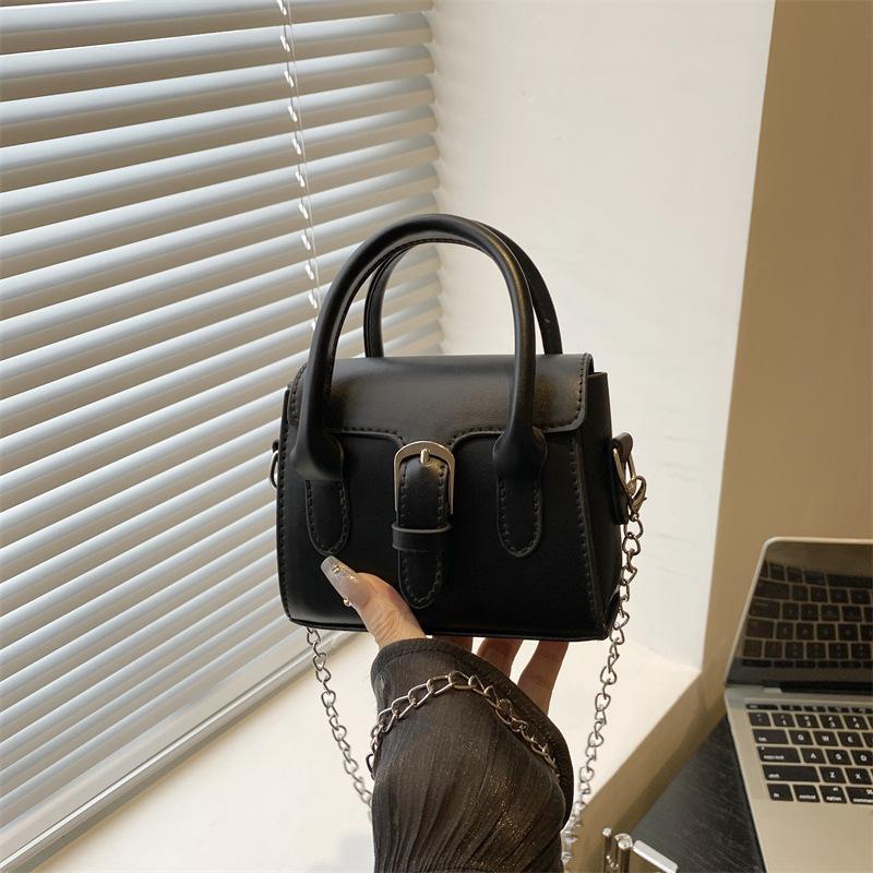 Hand carry mini square bag women's autumn new fashion shoulder messenger bag niche casual women's bag