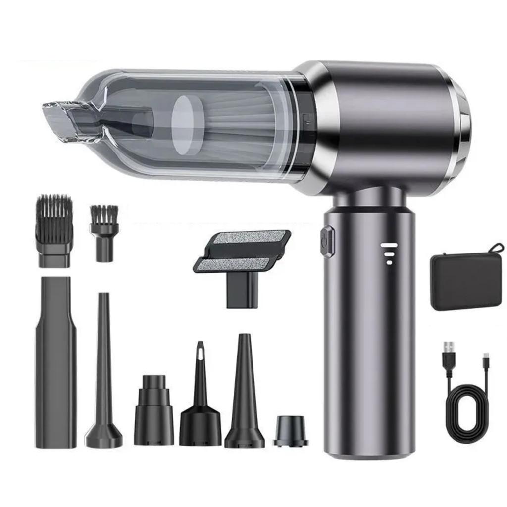 Wireless Multi-function Powerful Car Vacuum Cleaner/brushless Motor Dual-purpose Hair Dryer Collector Suitable For Car And Home Use