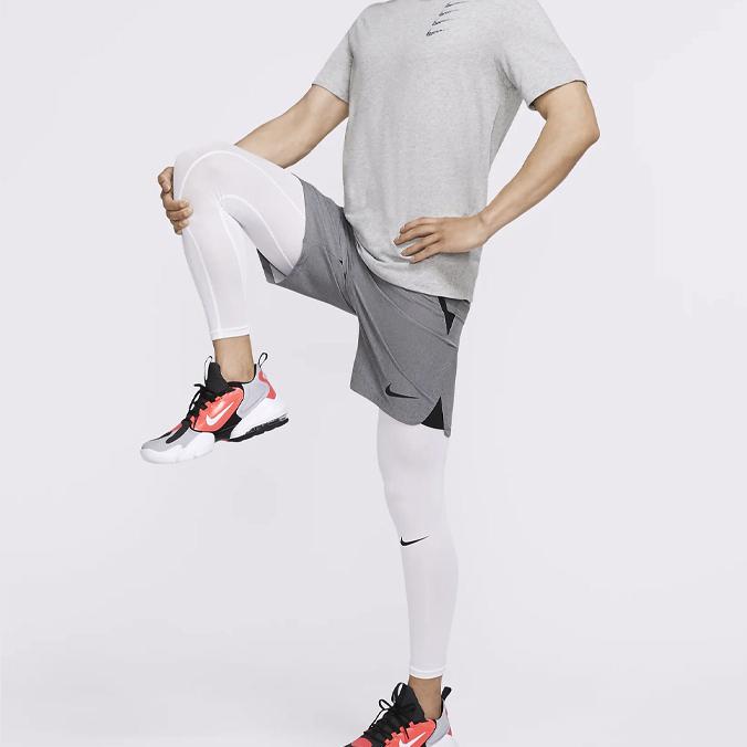 Nike Dri-Fit Swoosh Logo Crew Neck T-Shirt Men Tops Grey CT6465-063