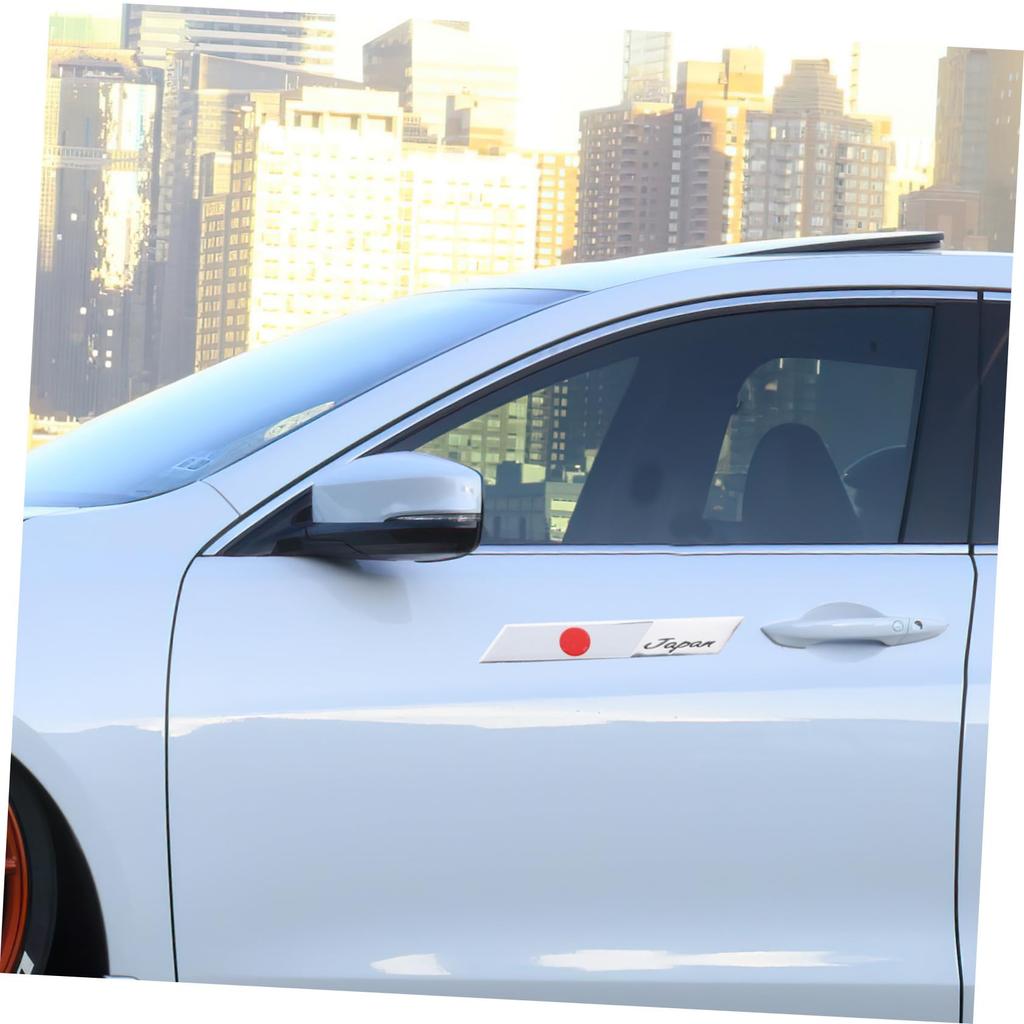 WOFASHPURET Metal Sticker for Japan Decoration Sticker for Car Japan Decal Japan Car Sticker