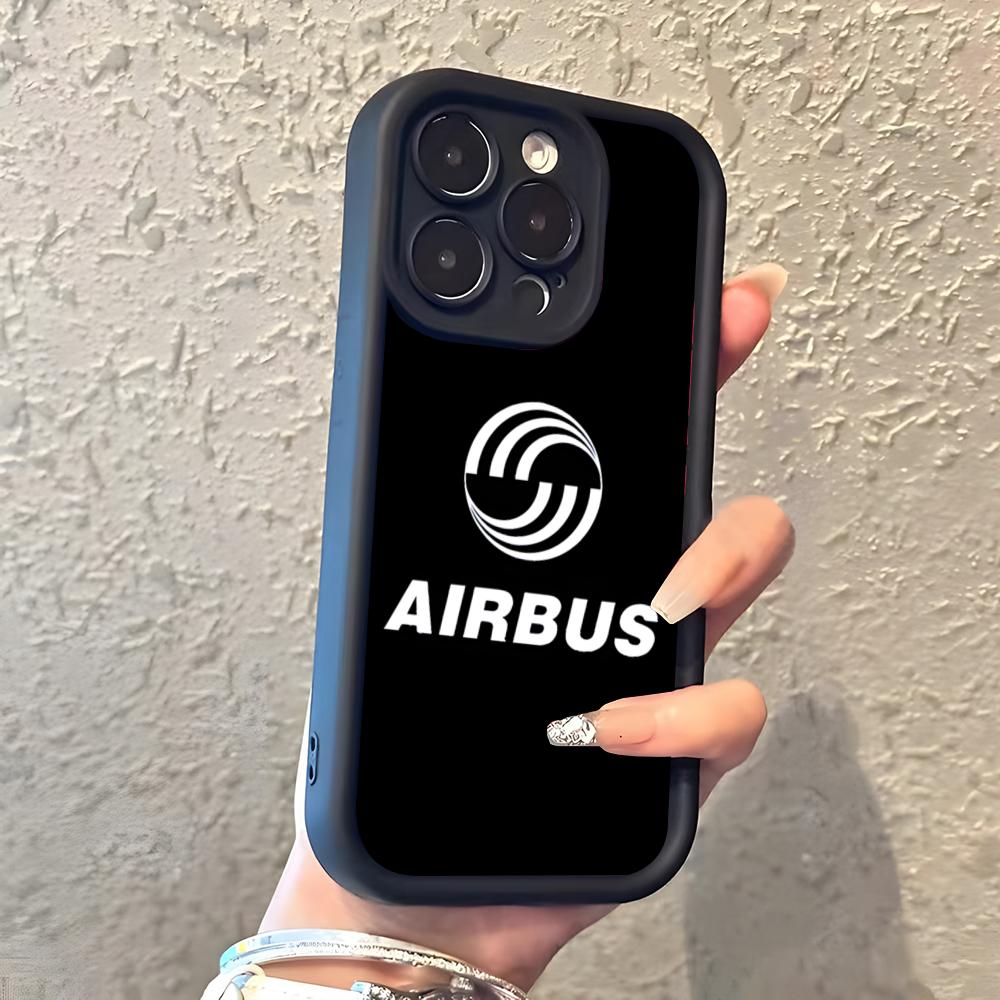 Airbus Logo Phone Case For IPhone 17 Pro Max 16 15 14 Pro Max IPhone 13 Pro Max 11 Plus Silicone Cover