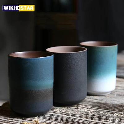 1 buc. Cană de Cafea cu Cuptor de Restaurant 200ML Cană de Ceai Japoneză Rezistentă la Temperaturi Înalte Ceramică Stil Retro Cană Degradată Veselă